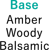 Base:Amber, Woody, Balsamic