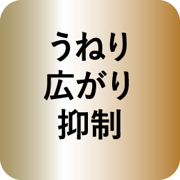 うねり広がり抑制